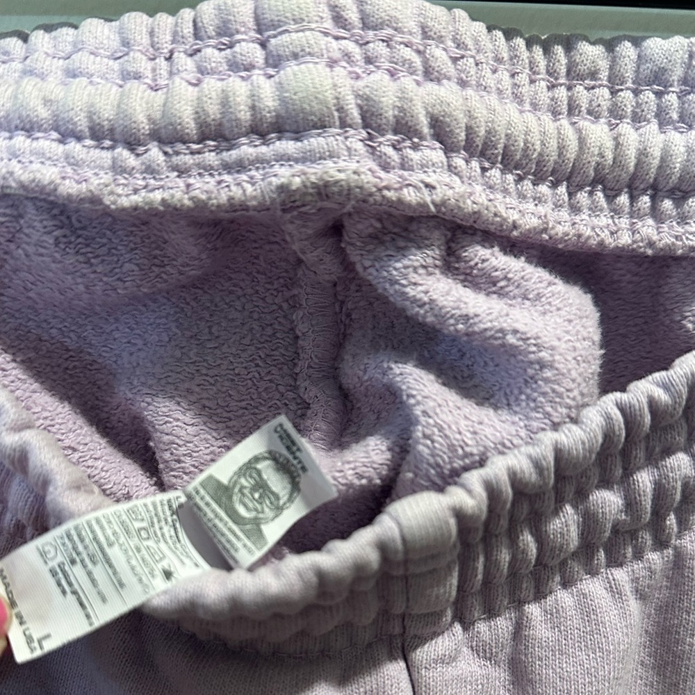 los angeles apparel lavender sweatpants - Picture 2 of 4